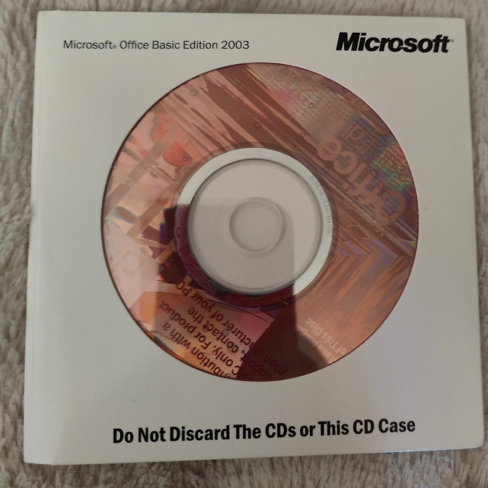 Dell Microsoft office basic edition 2003